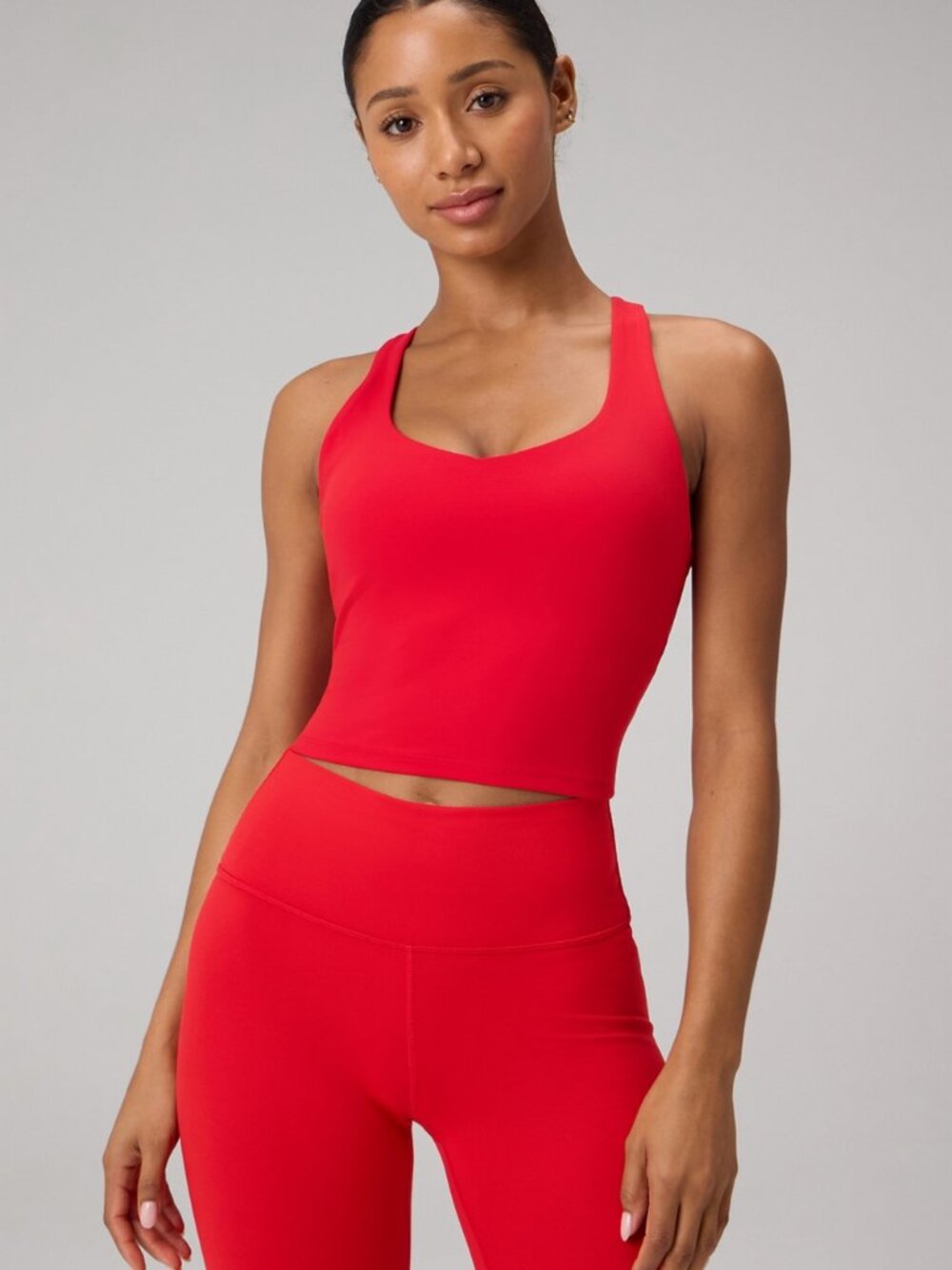 NWT ANYWHERE CROPPED BUILT-IN BRA TANK